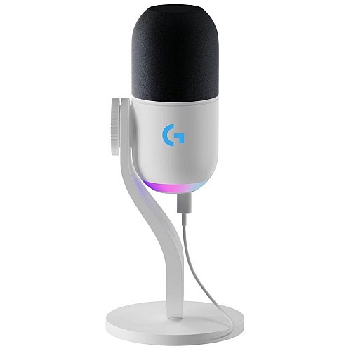 Logitech Yeti Gx Dynamic Rgb Gaming Mic & Lightsync, Off-white