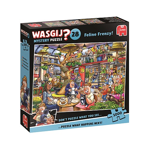Wasgij Mystery #28 Feline Frenzy(1000 Pieces) (1110100506)