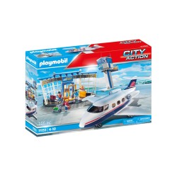 Playmobil Airport With Airplane And Control Tower (71153)