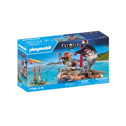 Playmobil Pirate Raft With Treasure (71794)