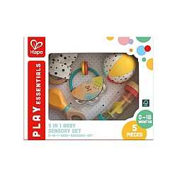 Hape 5 In 1 Baby Sensory Set (87-0130)