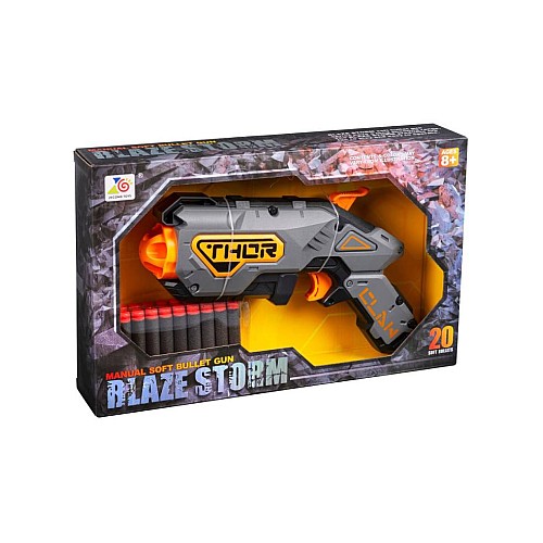 Gonher Blaze Storm Manual Soft Bullet Gun (42066)