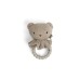 Smallstuff Rattle, Bear Face On Siliconee Ring, Nature (40008-90) Smallstuff Rattle, Bear Face On Siliconee Ring, Nature (40008-90)
