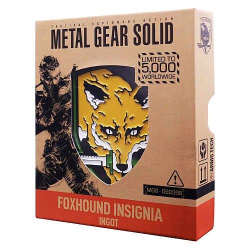 Metal Gear Solid Foxhound Insignia Limited Edition Ingot