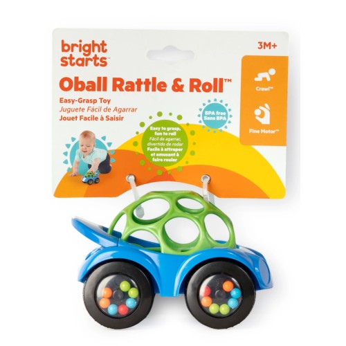 Bright Starts Toy Car Rattle & Roll Buggietm Blue (bs-81559)