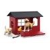 Schleich Dog Kennel With 2 Golden Retrievers (42722)