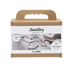 Creative Mini Craft Kit Jewellery Necklace And Bracelet Pink (977798)