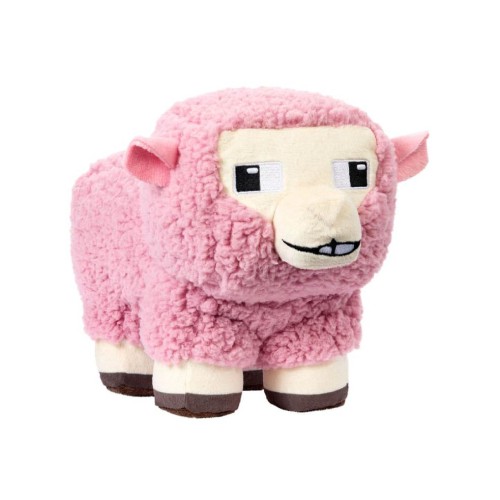 Mattel Minecraft Pink Sheep Plush 20cm (jfp56)