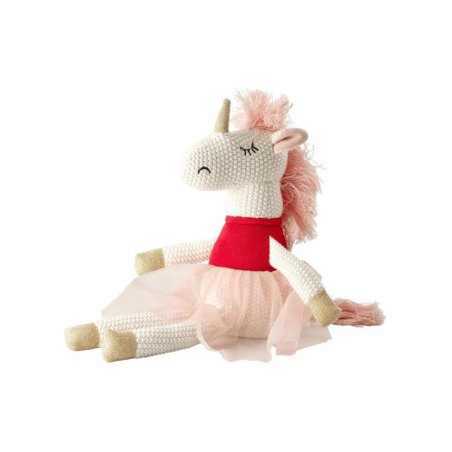 Rice Kids Knitted Plush Toy Unicorn Kitoy-ptuni