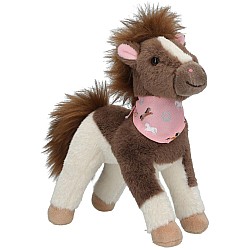 Miss Melody Plush Horse Brown White 18cm (0413480)