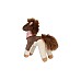 Miss Melody Plush Horse Brown White 18cm (0413480)