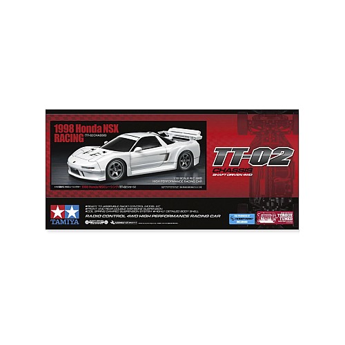 Tamiya 1/10 R/c 1998 Honda Nsx Racing (tt-02) (545546)
