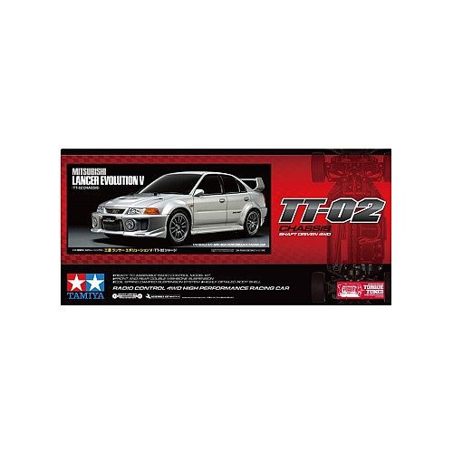 Tamiya 1/10 R/c Mitsubishi Lancer Evolution V (tt-02) (545605)