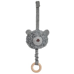 Smallstuff Music Mobile, Wool Boucle, Grey Melange (40011-43)