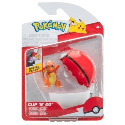 Pokemon Clip N Go Charmander With Poke Ball (pkw3635)