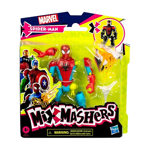 Spider-man Mixmashers Basic Mixmashers Spiderman Figure (f9213)