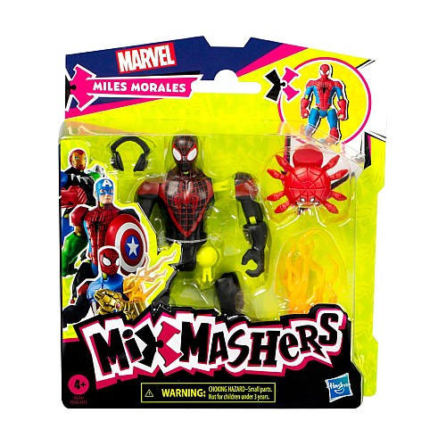 Spider-man Mixmashers Basic Mixmashers Miles Morales Figure (f9214)
