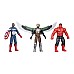Captain America Brave New World Titan Heroes Pack Of 3 Figures (f9295) Captain America Brave New World Titan Heroes Pack Of 3 Figures (f9295)