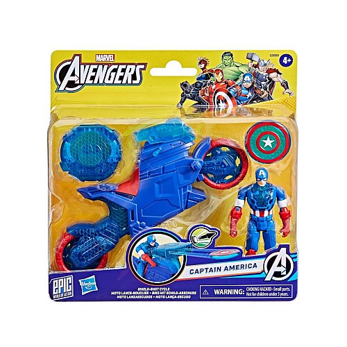Avengers Captain America Shield Shot Cycle 10cm (g0889)