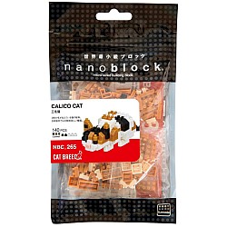 Bandai Nanoblock Animal Calicot Cat Building Block (nbc265)