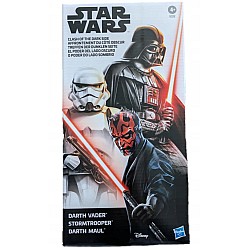 Star Wars Clash Of The Dark Side Darth Vader Stormtrooper Dart Maul (g0312)