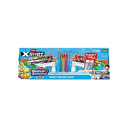 X- Shot Water Fast-fill Skins Hyper Load 2pk & 100 Crazy Bunch O Balloons (56569)