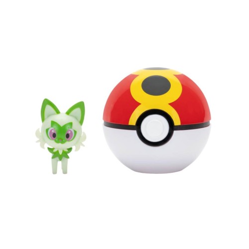 Pokemon Clip N Go Sprigatito With Repeat Ball (pkw4151)