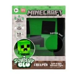 Minecraft Creeper Squishyglo Siliconee Light Rechargeable
