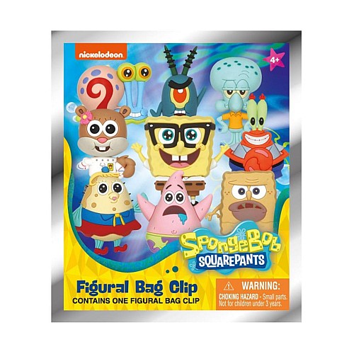 Monogram Nickelodeon Spongebob Squarepants (blind Bag/random) 3d Foam Bag Clips Figures