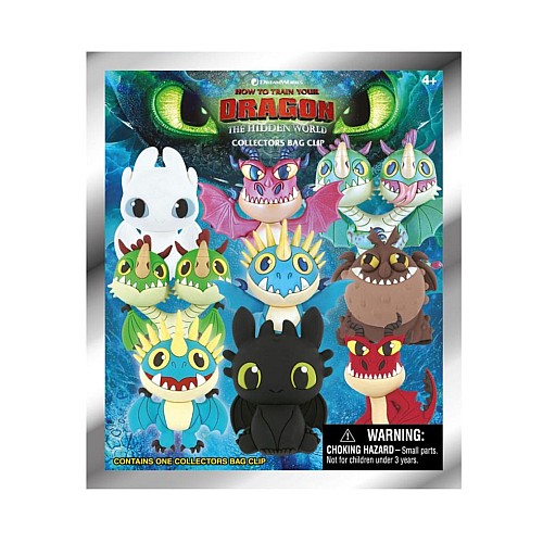 Monogram How To Train Your Dragon (blind Bag/random) 3d Foam Bag Clips