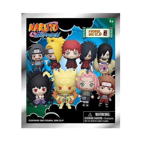 Monogram Naruto (blind Bag/random) 3d Foam Bag Clips Figures