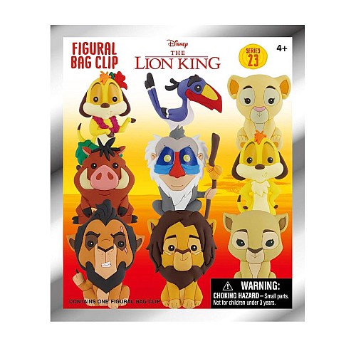 Monogram Disney The Lion King (blind Bag/random) 3d Foam Bag Clips Figures