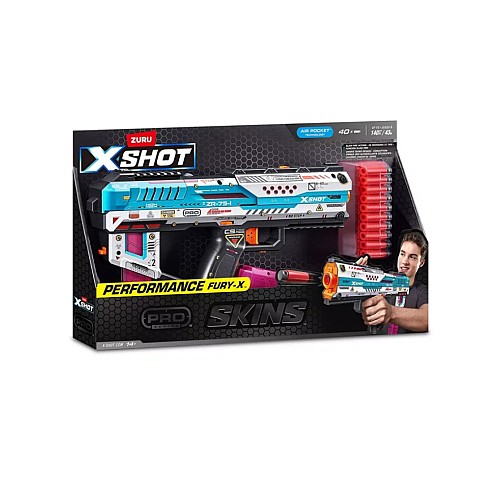 X-shot Skins Pro Series Fury-x Blaster (40 Darts) (36772)
