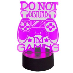 Mecharite 3d Led Lampe Don't Disturb