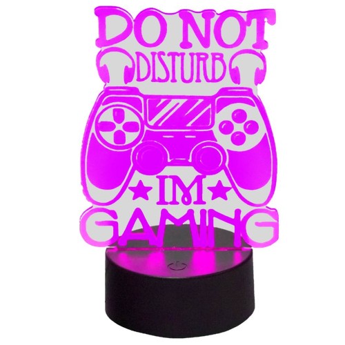 Mecharite 3d Led Lampe Don't Disturb