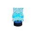 Mecharite 3d Led Lampe Don't Disturb Mecharite 3d Led Lampe Don't Disturb