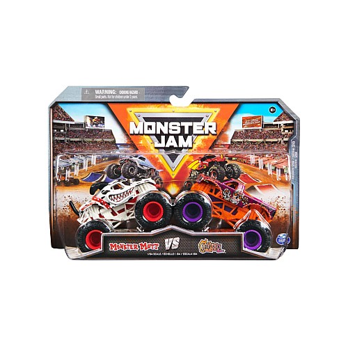 Monster Jam 1:64 Die Cast 2 Pack Monster Mutt Vs. Calavera