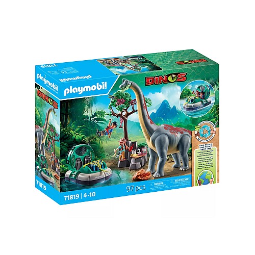 Playmobil Brachiosaurus With Hovercraft (71819)