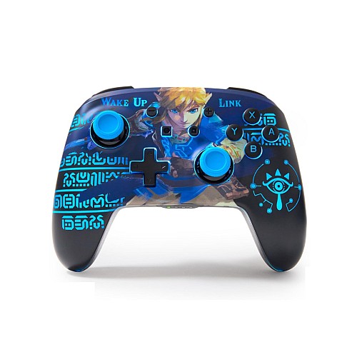 Powera Enhanced Wireless Controller With Lumectra Etched Wake Up Link