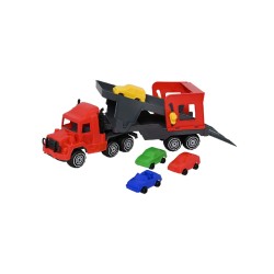 Plasto Car Carrier With 4 Cars 47 Cm