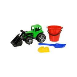 Plasto Tractor And Sand Toys 4 Parts (1514000)