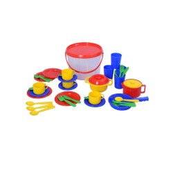 Plasto Kitchen Set In Bucket 39 Parts (1501000)