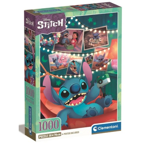Clementoni Puzzle 1000 Pcs Disney Stitch (39793)