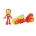 Disney Marvel Spidey And His Amazing Friends Iron Man Motorcycle (f9346)