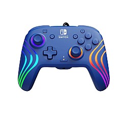 Pdp Afterglow Wave Wired Controller Blue