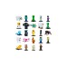 Minecraft 3d Toppeez 1 Figurine Blind Box/random (mnc08000)