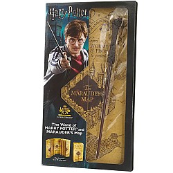 Harry Potter Wand And Marauders Map Blister