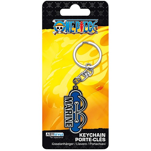 One Piece Marine Keychains X4
