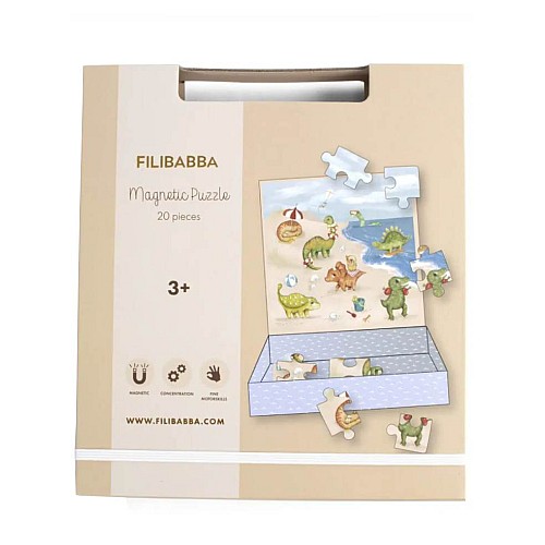 Filibabba Magnetic Game Dino Beach Puzzle (fi-03586)