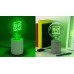 Minecraft Creeper Led Neon Bulb Lamp Minecraft Creeper Led Neon Bulb Lamp